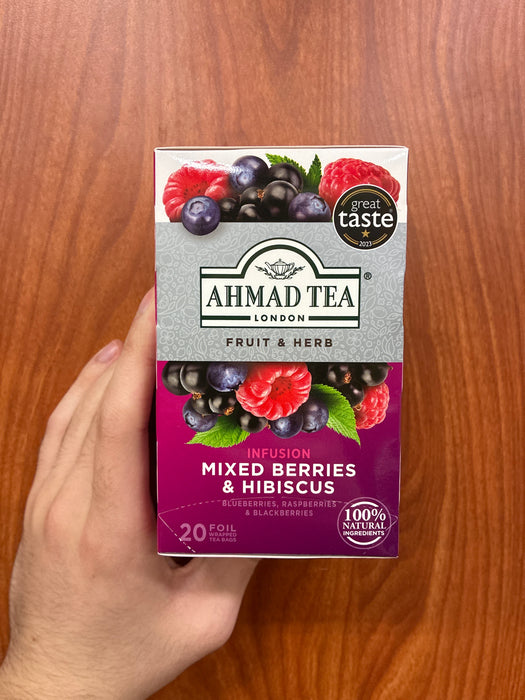 Ahmad Tea Mixed Berries and Hibiscus, 20ct