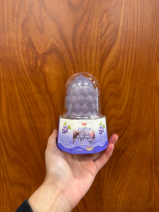 Aiko Grape Flavored Ice Cream, 3floz