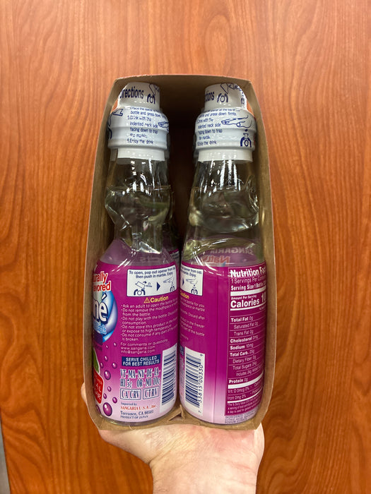Sangaria Ramune Soda Drink - Grape, 6.76oz