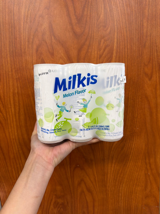 Lotte Milkis Drink - Melon, 6pk