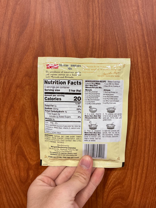 Mama Sita Menudo Afritada Mix, 40g