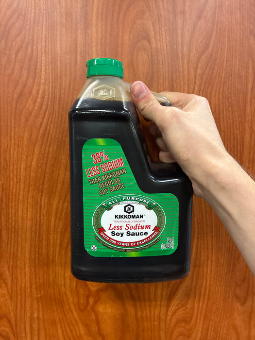 Kikkoman Soy Sauce Lite PLBT, 64oz