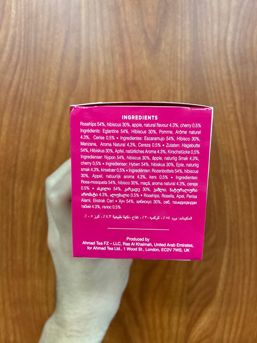 Ahmad Tea Rosehip, Hibiscus, and Cherry 20 ct