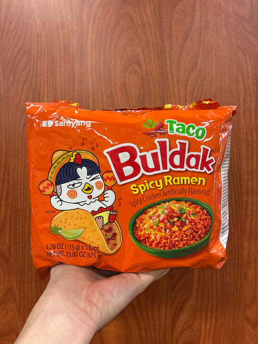 Samyang Buldak Taco Ramen, 6pk, 23.8oz