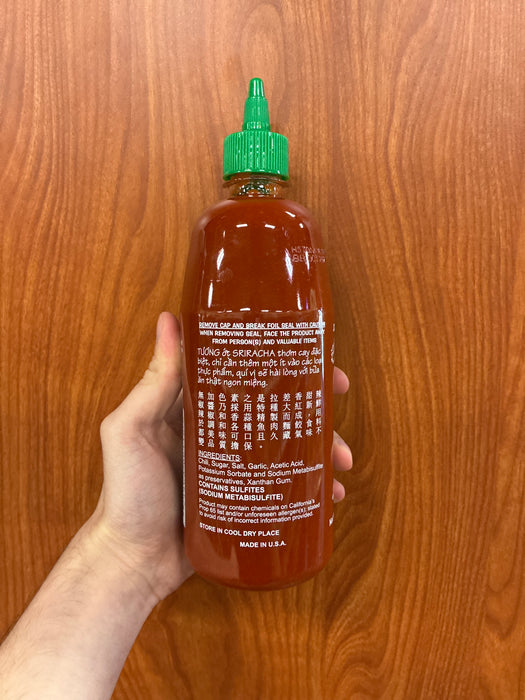 Huy Fong Sriracha Chili Sauce, 28oz