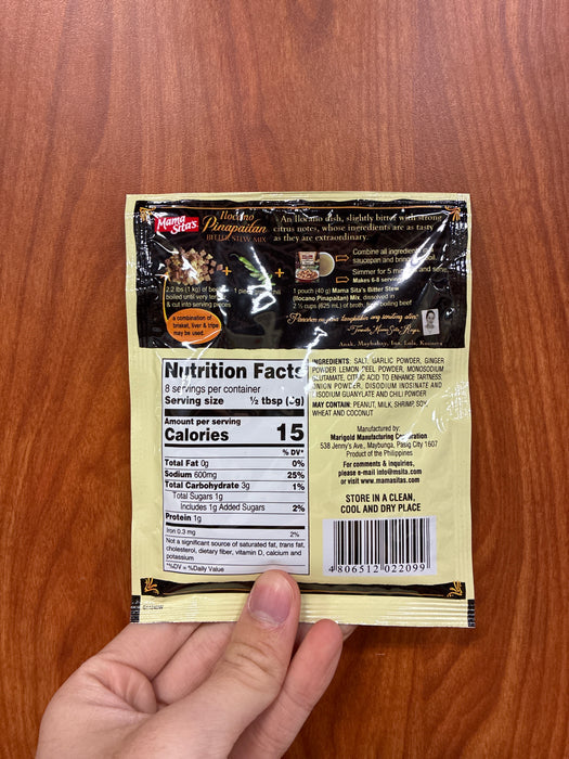 Mama Sita Bitter Stew Mix, 1.41oz