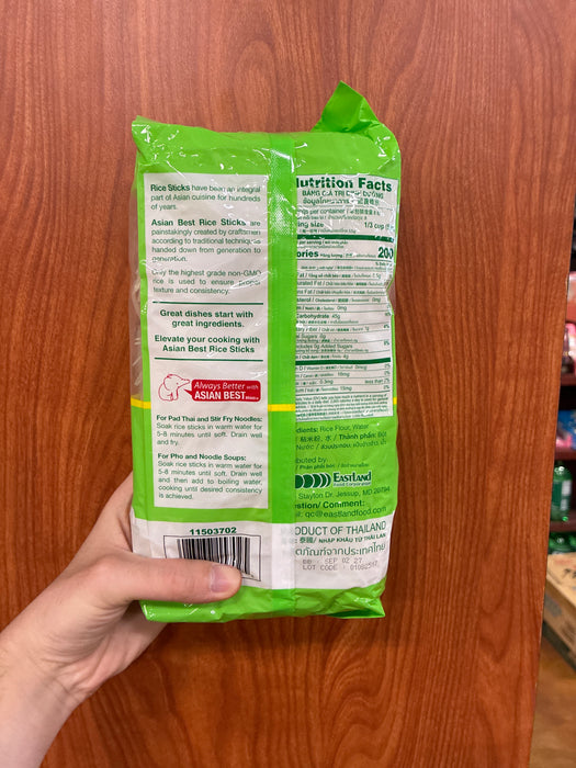 Asian Best Rice Noodle - S, 16oz