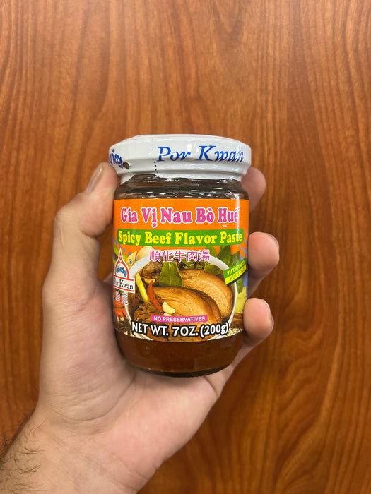 Por Kwan Spicy Beef Flavor Paste, 7oz