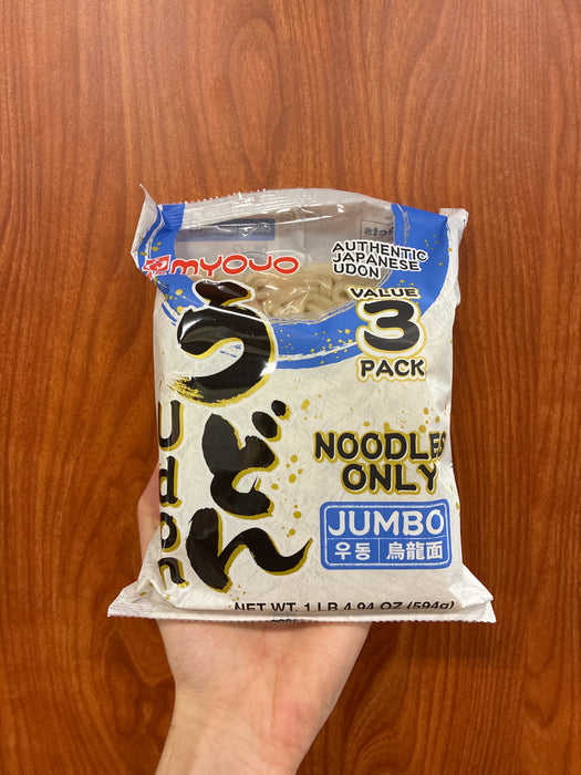 Myojo Jumbo Udon without Soup, 19.89oz
