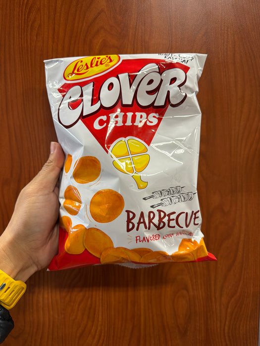Leslie Clover Chips BBQ, 155g