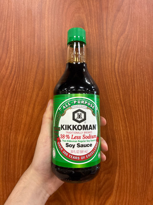 Kikkoman Soy Sauce Lite, 20oz