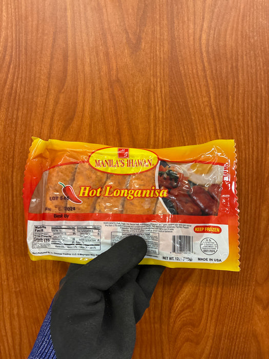 Manila Ihawan Hot Pork Longanisa, 14oz