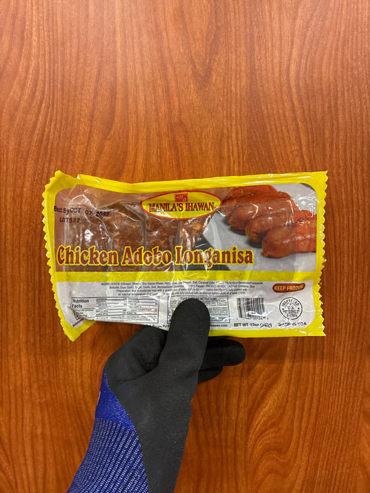 Mania Ihawan Chicken Adobo Longanisa, 12oz
