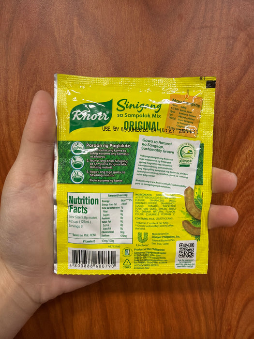 Knorr Sinisang sa Sampalok Mix 12 pk, each