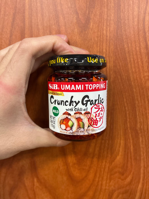 SB Oil Rayu with Crunchy Garlic, 3.9oz