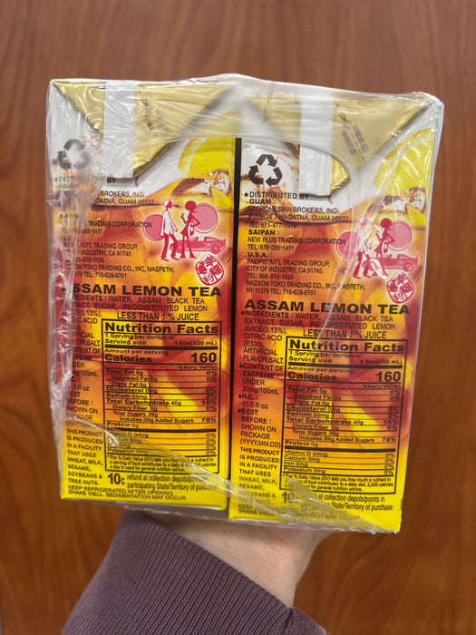 Assam Lemon Tea, 6pk