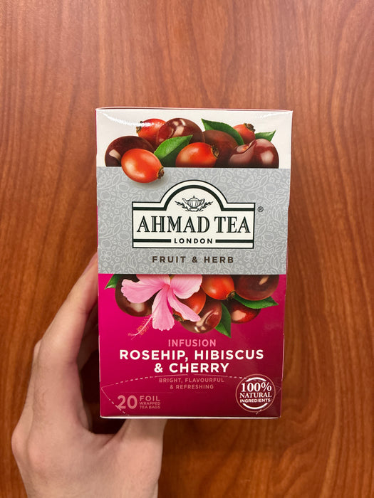Ahmad Tea Rosehip, Hibiscus, and Cherry 20 ct