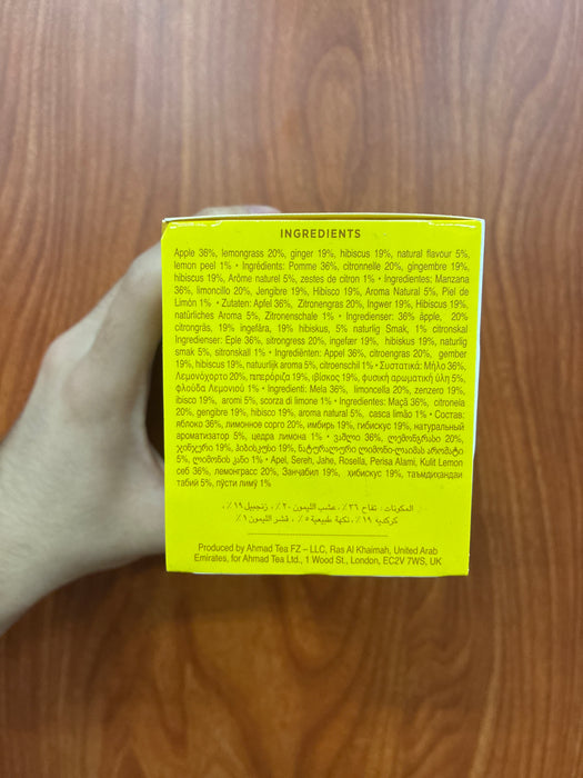 Ahmad Tea Lemon and Ginger Tea, 20ct