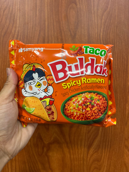 Samyang Buldak Taco Ramen, 4.58oz