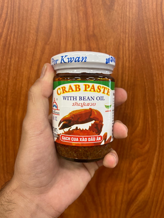 Por Kwan Crab Paste with Soy Bean Oil, 7oz