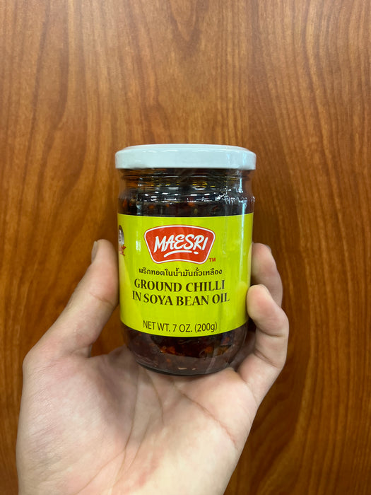 Por Kwan Ground Chili in Soy Bean Oil, 7oz