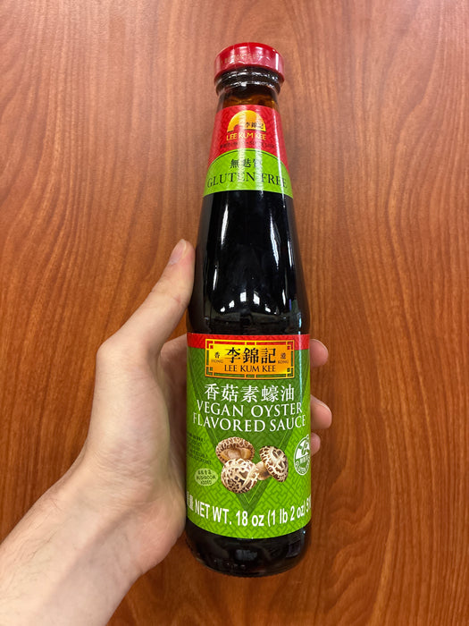 Lee Kum Kee Vegan Oyster Flavored Sauce- Vegetarian, 18oz