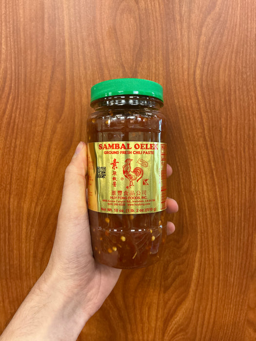 Huy Fong Sambal Oelec Chili Paste, 18oz