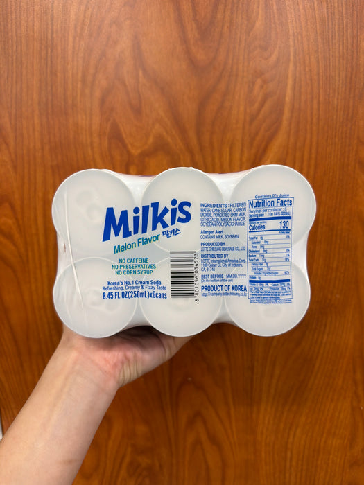 Lotte Milkis Drink - Melon, 6pk