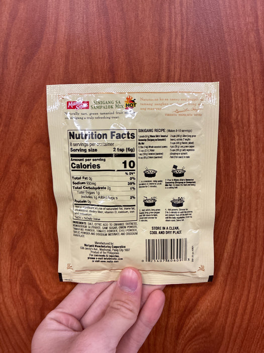 Mama Sita Tamarind Mix Hot, 50g
