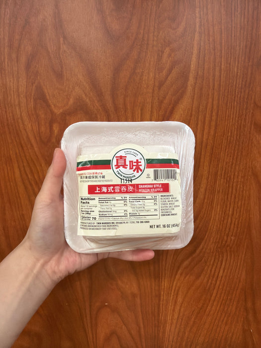 Twin Marquis Wonton Wrapper Shanghai Style, 16oz