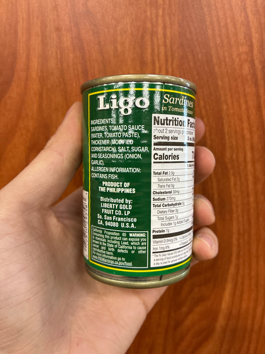 Ligo Sardine Regular-PHL, 5.5oz