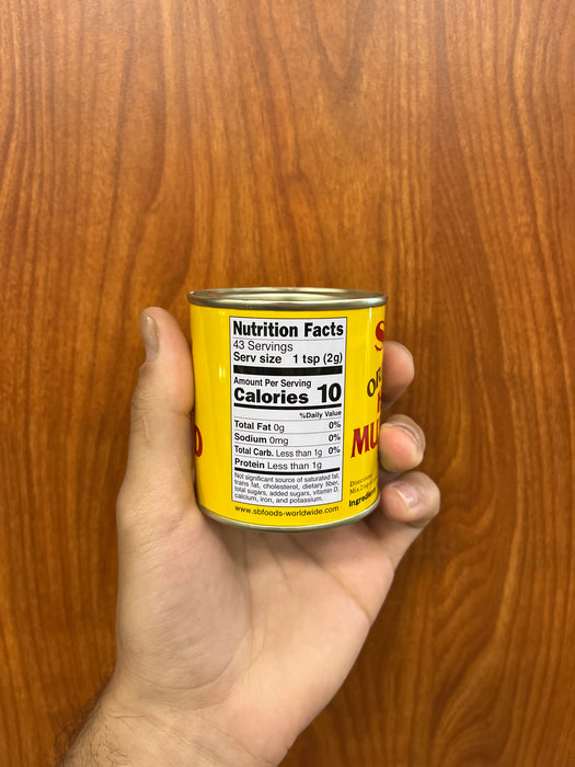 SB Mustard Powder in Can, 3oz