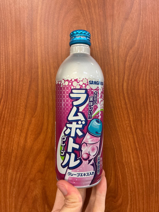Sangaria Grape Ramune, 16.2oz