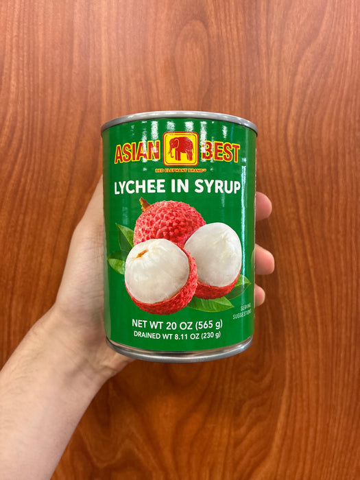 Asian Best Lychee in Syrup, 20oz