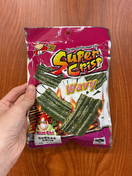 Taokaenoi Grilled Seaweed Super Crisp Kimchee, 24g