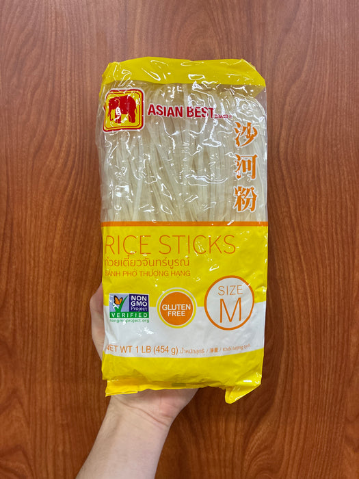 Asian Best Rice Noodle - M Dried, 16oz