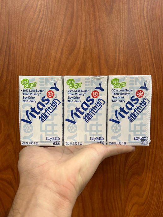 Vitasoy Soy Milk Less Sugar, 6pk