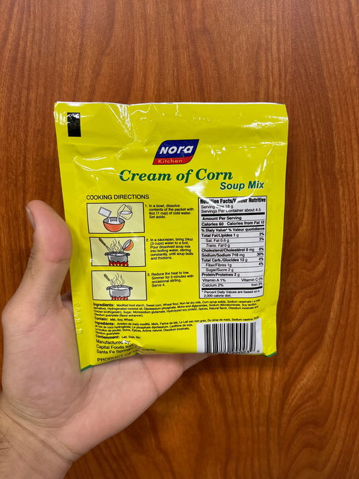 Nora Cream of Corn, 2.12oz