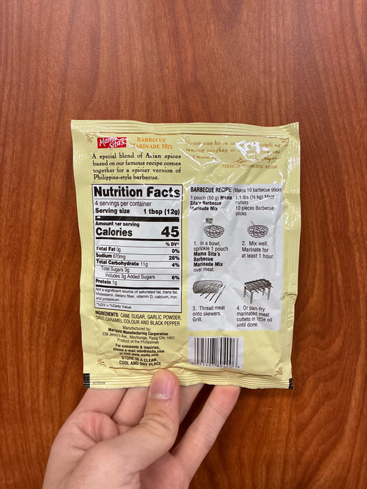 Mama Sita BBQ Marinade Mix, 57g