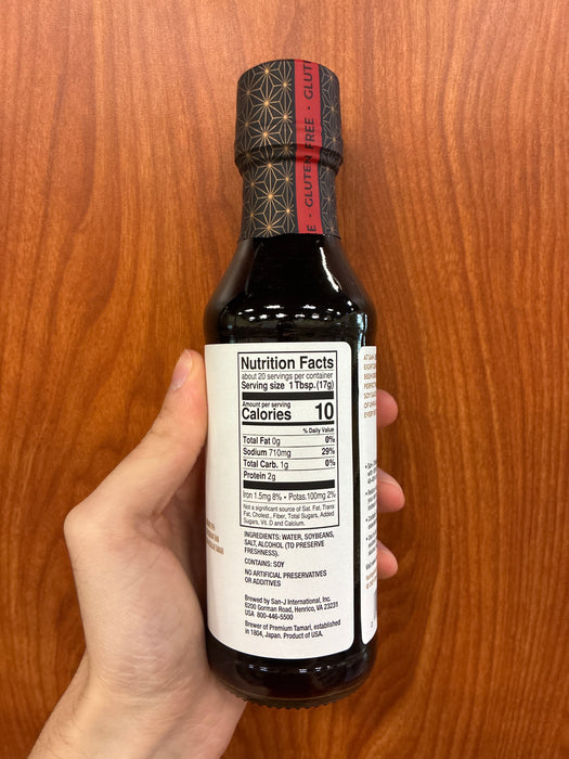 San-J Soy Sauce Tamari Light, 10oz