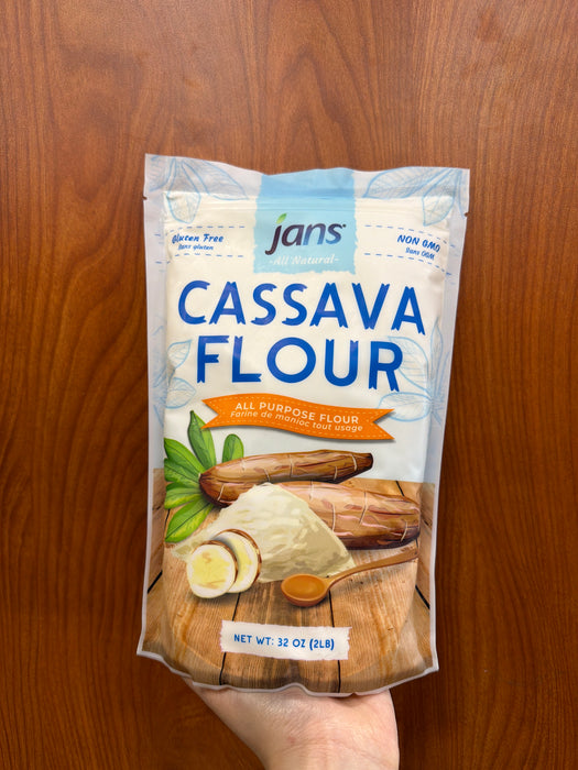 Jans Cassava Flour - Natural, 32oz