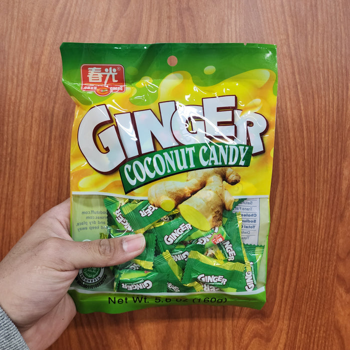 Chun Guang Ginger Coconut Candy, 160g