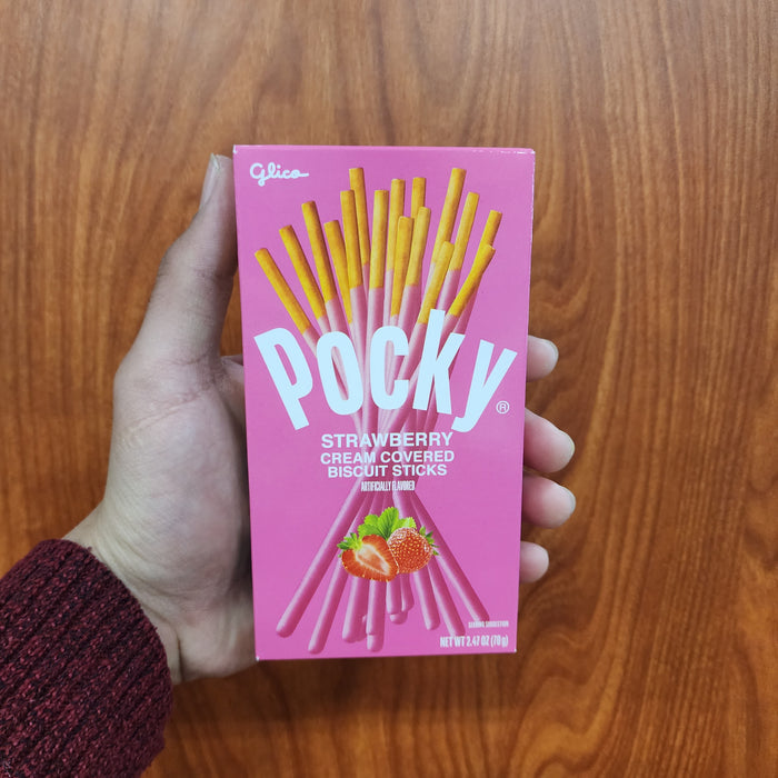 Glico Pocky Strawberry, 2.47oz
