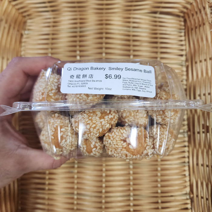 Qi Dragon Smiley Sesame Ball, each