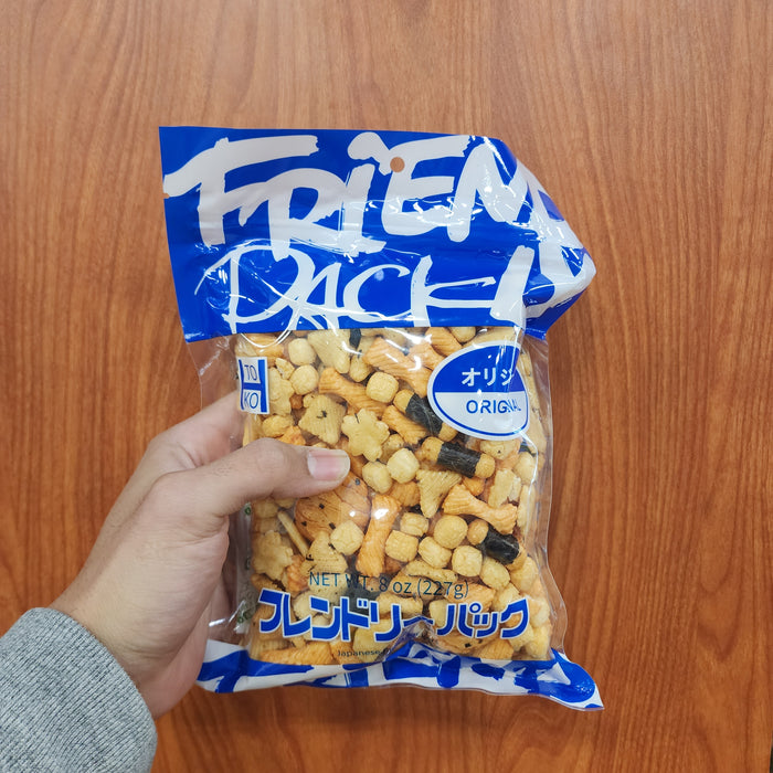 Friendlys Rice Cracker Friendly Blue, 8oz