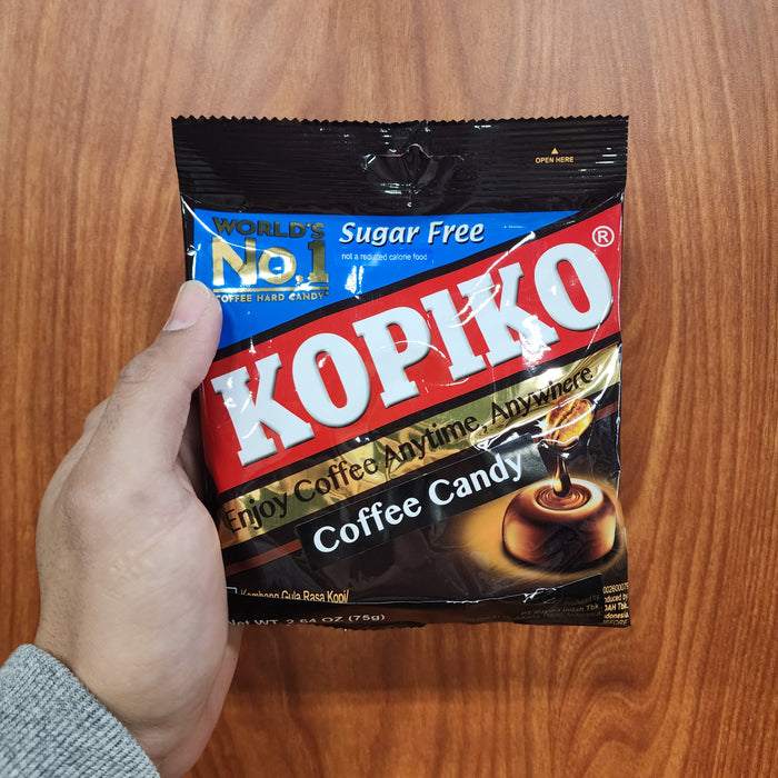 Kopiko Coffee Candy Sugar Free, 2.64oz