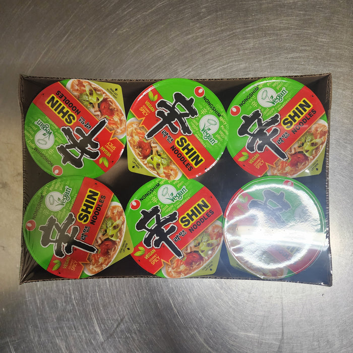 Nongshim Vegan Shin Ramen 6pk, 15.8oz
