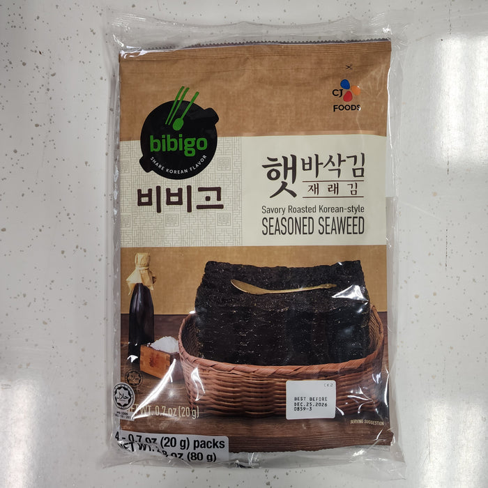 CJ Crispy Toasted Seaweed - 4pk, 80g