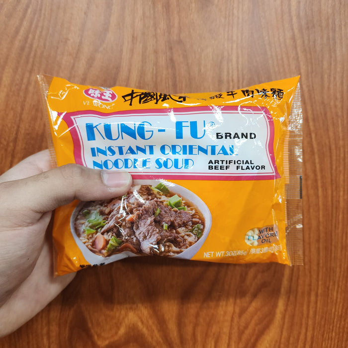 Ve Wong Kung Fu Instant Noodle-Beef Flavor, 3oz