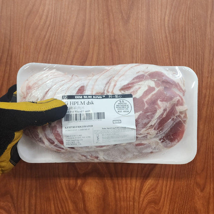 WF Sliced Hot Pot Lamb, 16oz
